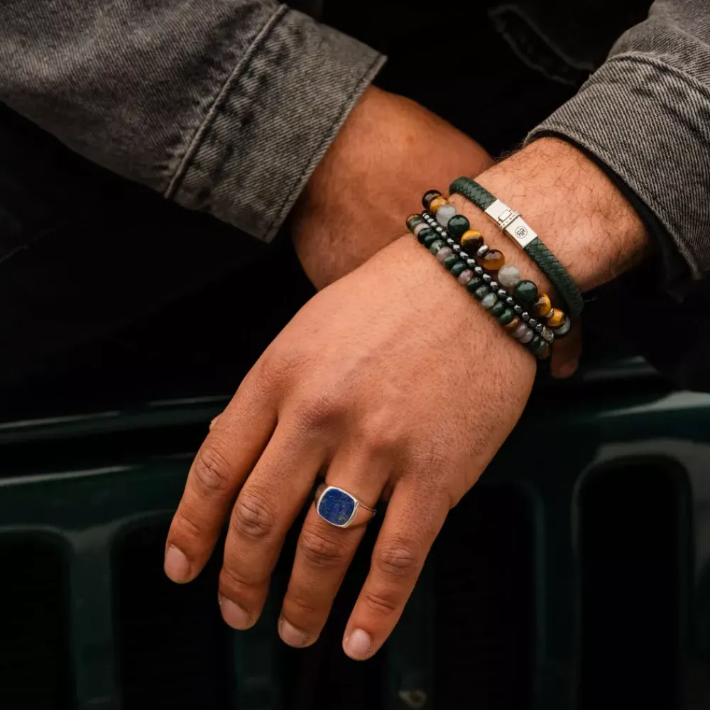 Ring^Rebel & Rose Sterling Silver Rings - Ring Square Lapis |