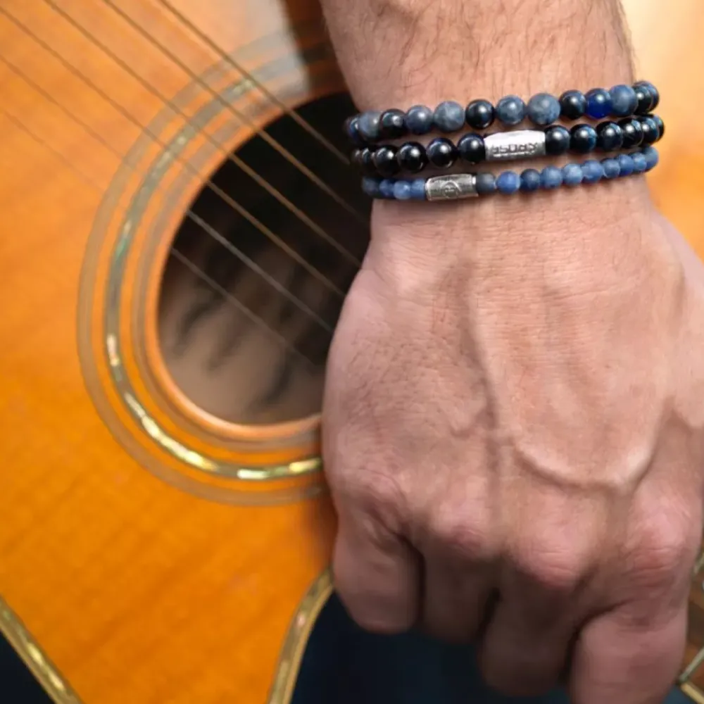 Armband | Armband^Rebel & Rose Stones Only - Blue Rocks - 8mm |