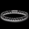 Armband^Rebel & Rose Stones Only - Grey Seduction Vintage - 6mm |