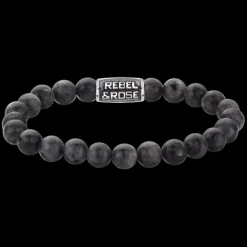 Armband^Rebel & Rose Stones Only - Grey Seduction Vintage - 6mm |