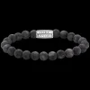 Armband | Armband^Rebel & Rose Stones Only - Matt Grey Seduction - 8mm |