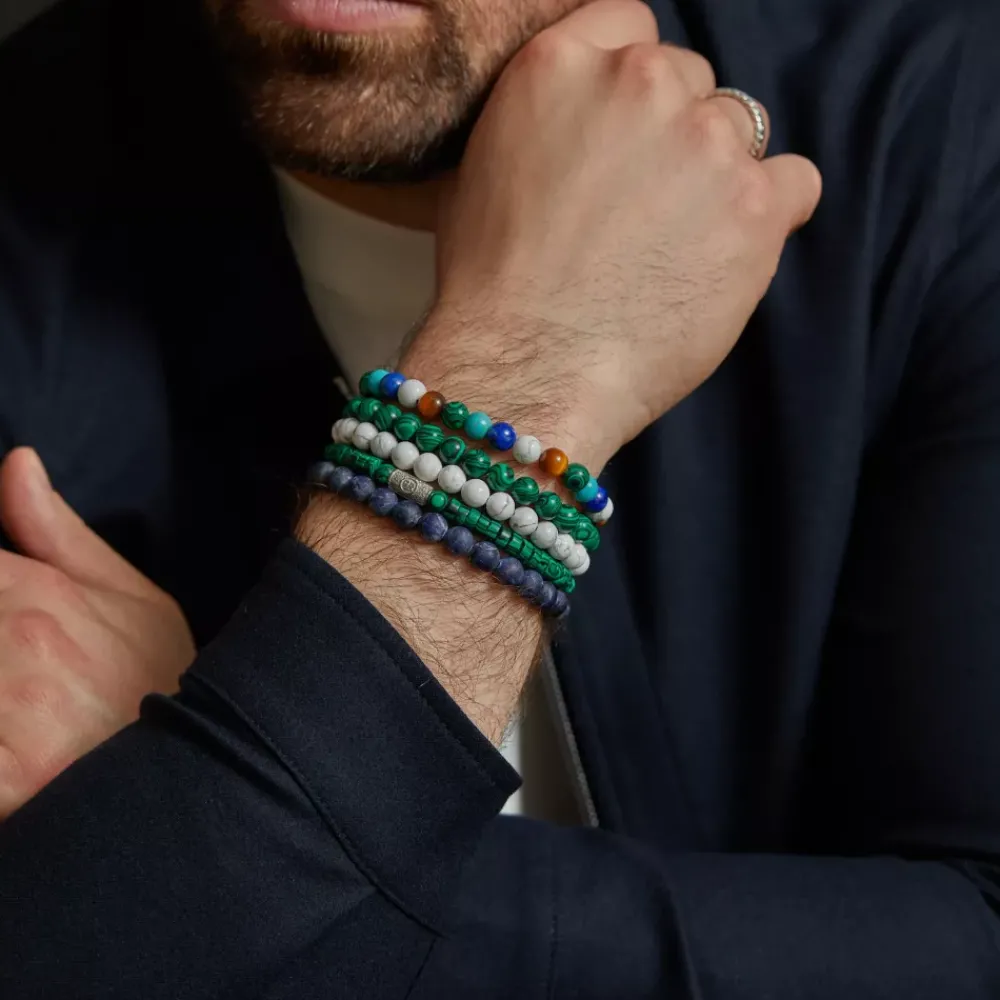 Armband | Armband^Rebel & Rose Stones Only - Matt Midnight - 8mm |