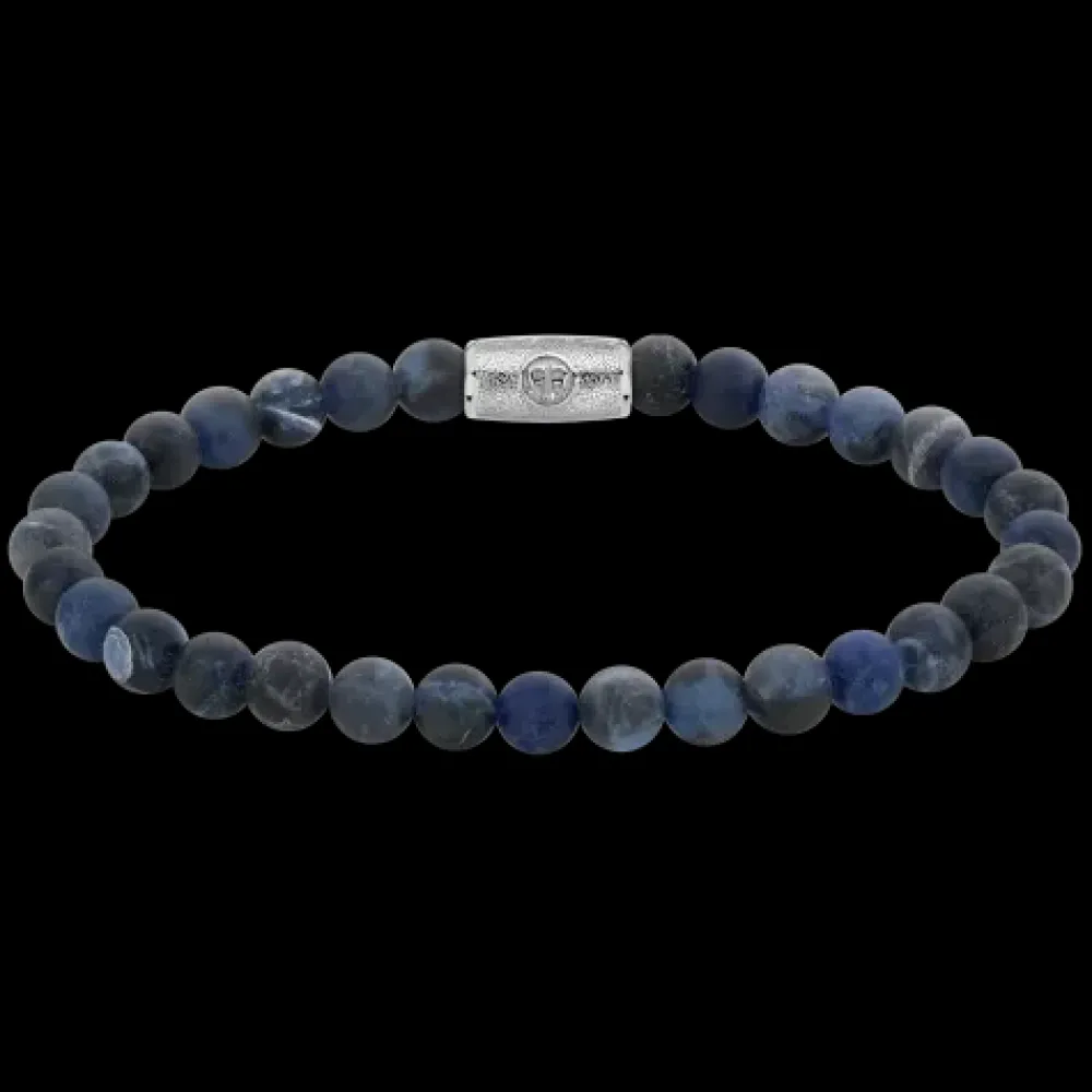 Armband | Armband^Rebel & Rose Stones Only - Matt Midnight - 6mm |