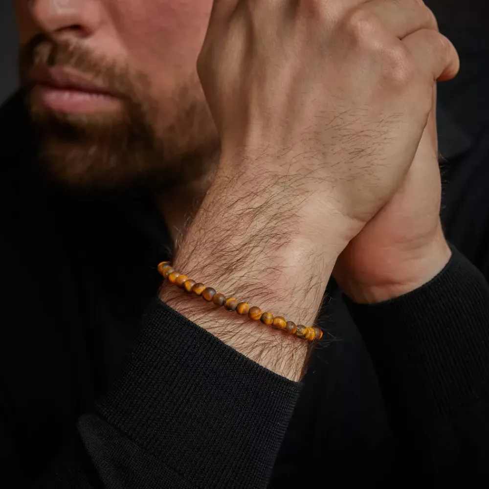 Armband | Armband^Rebel & Rose Stones Only - Matt Tiger Lily - 6mm |