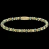 Armband^Rebel & Rose Stones Only - Mix Glass Rocks Secret Garden Yellowgold - 4mm |