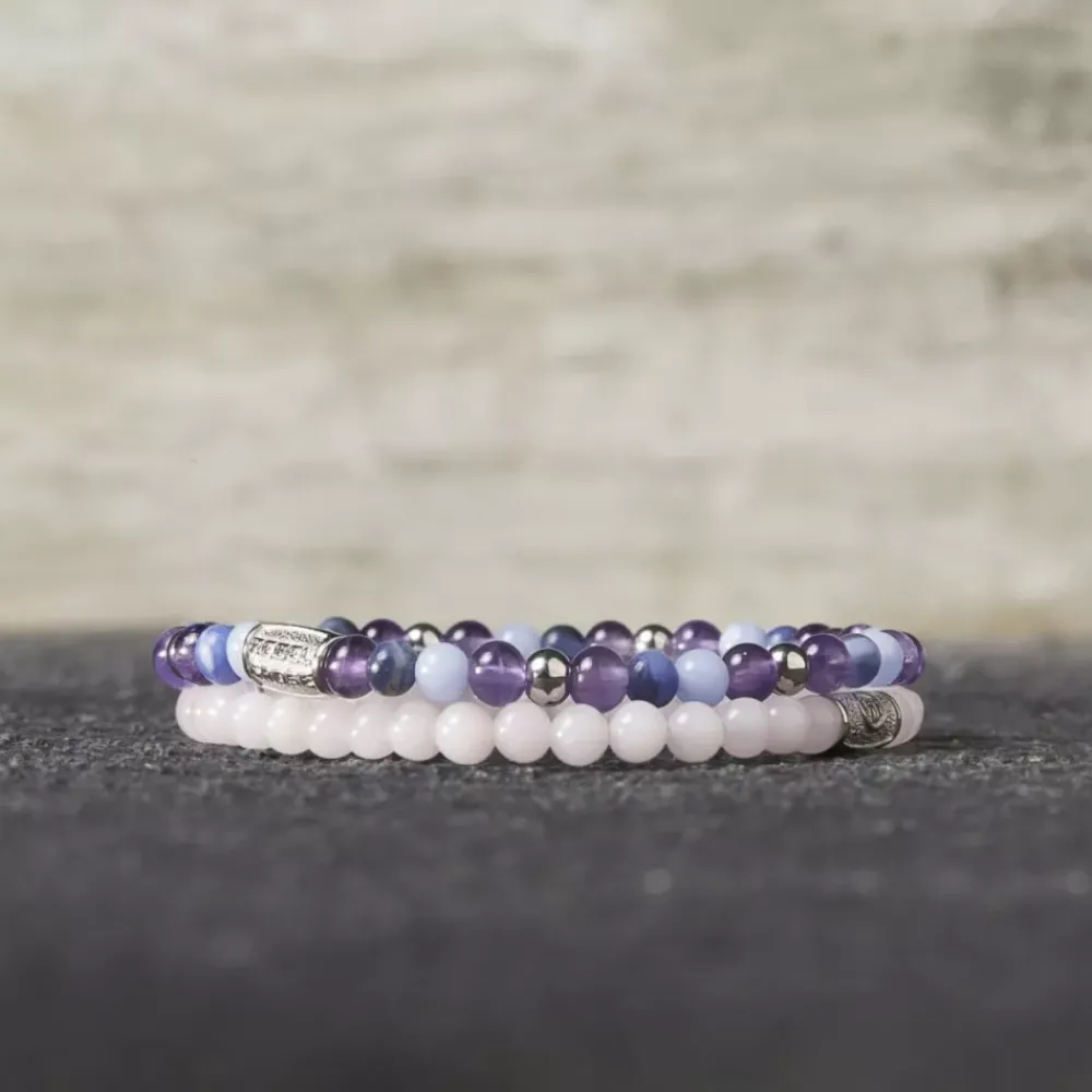 Armband^Rebel & Rose Stones Only - Pink Rose - 4mm |
