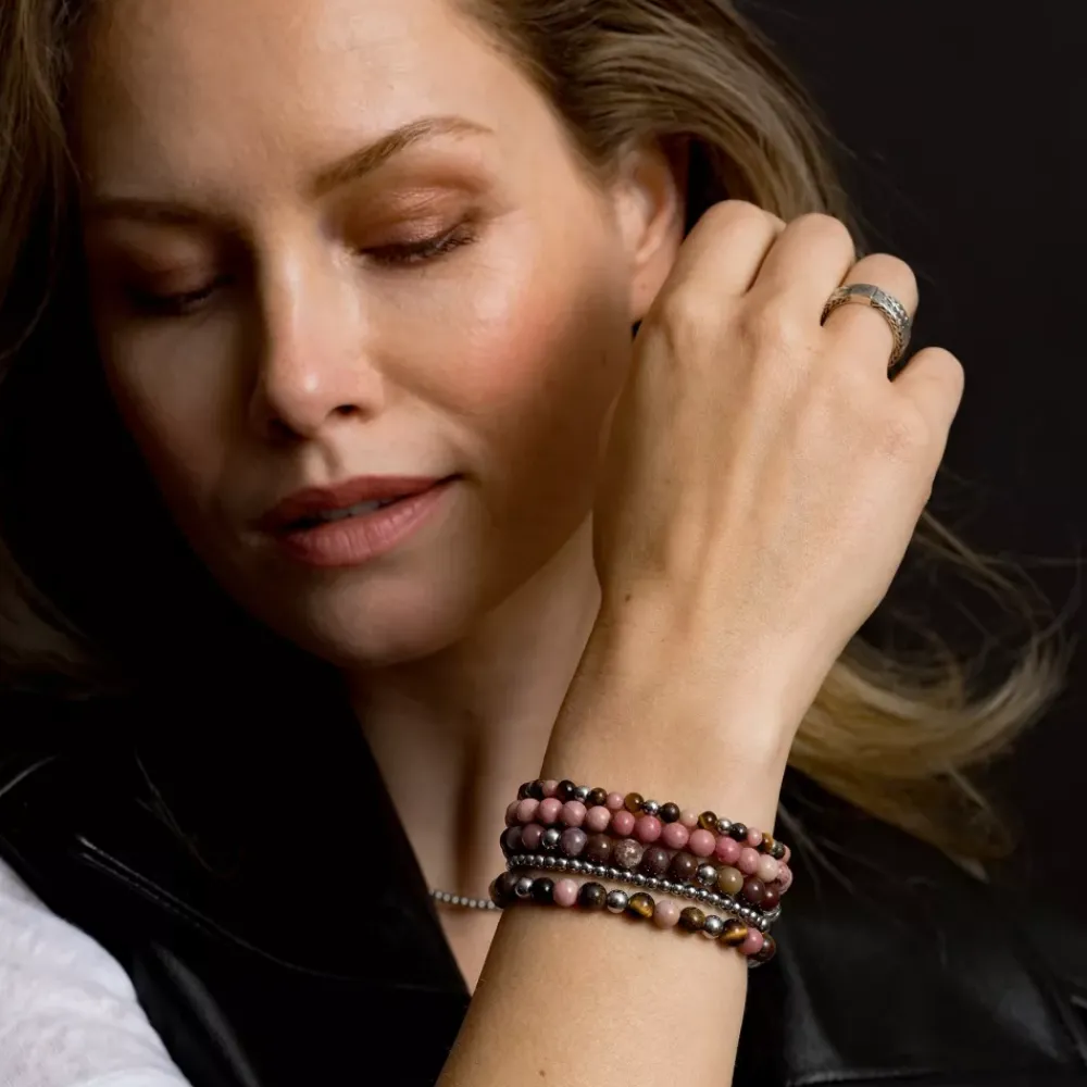 Armband^Rebel & Rose Stones Only - Rose Garden - 6mm |