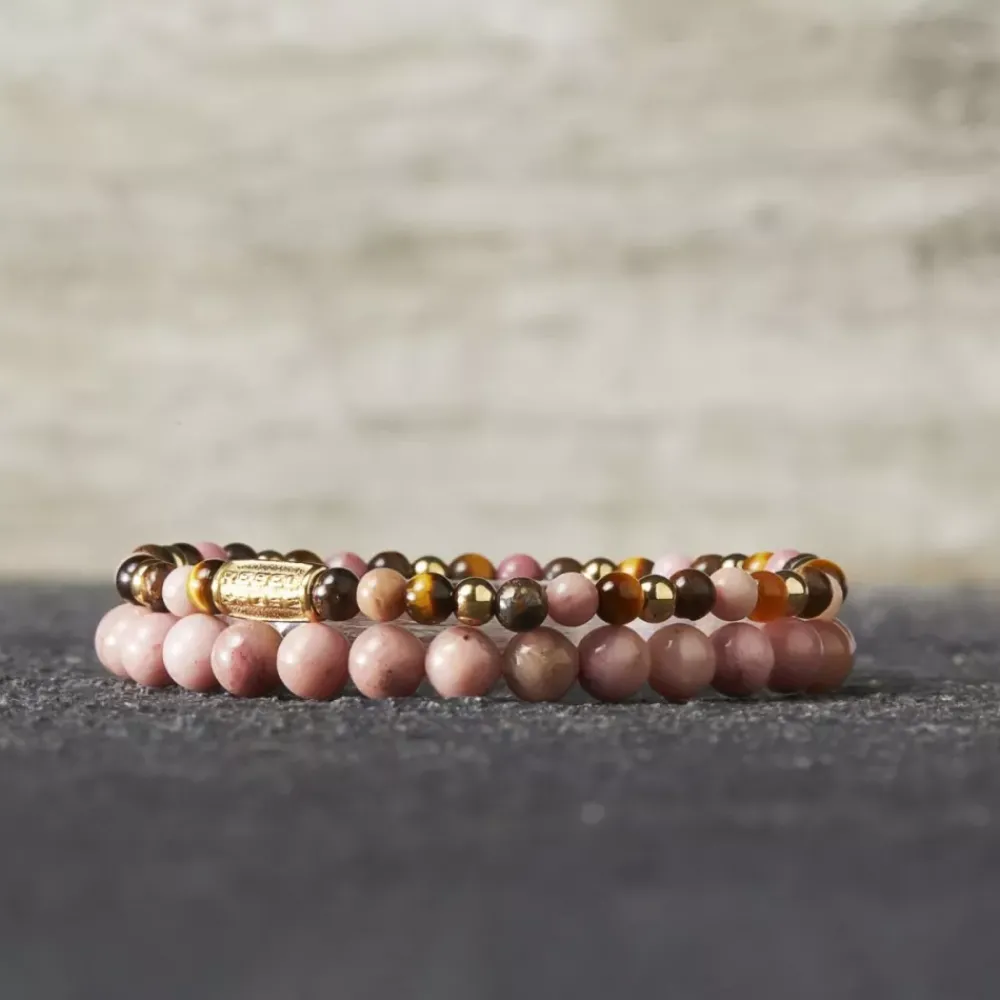 Armband^Rebel & Rose Stones Only - Rose Garden - 6mm |