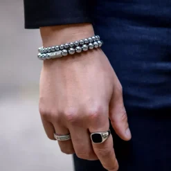 Armband^Rebel & Rose Stones Only - Silver Shine - 4mm |