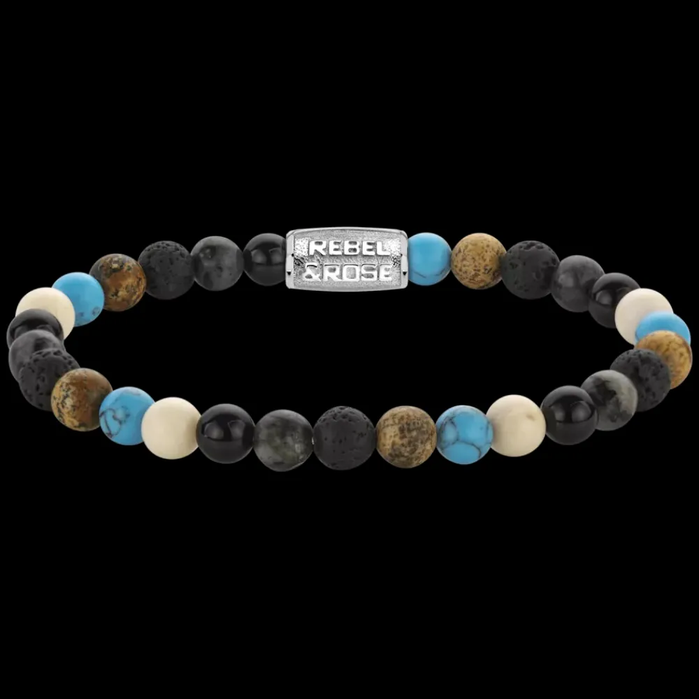 Armband^Rebel & Rose Stones Only - Summer Breeze - 6mm - po |