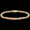 Armband^Rebel & Rose Stones Only - Sunstone meets Yellowgold - 4mm |