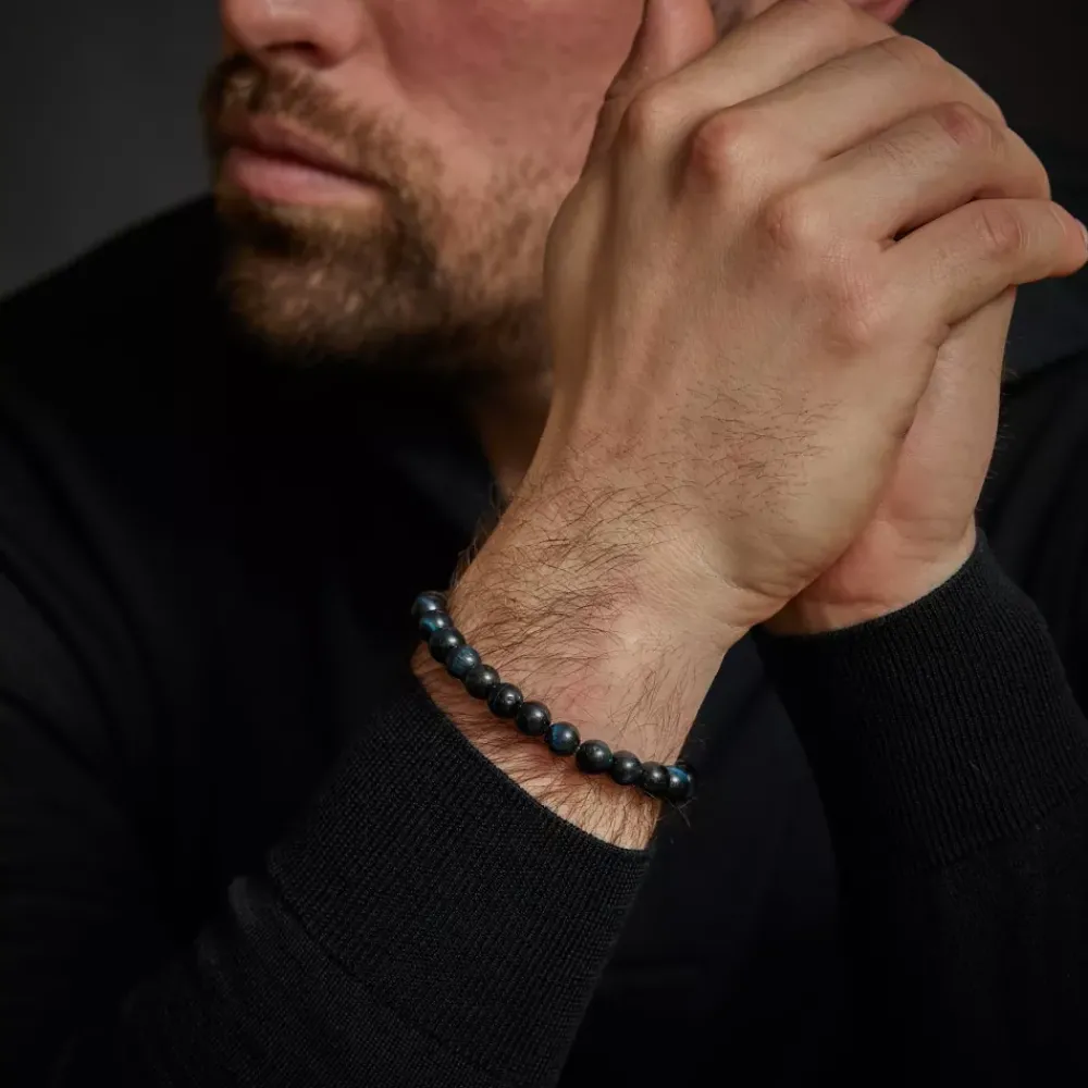 Armband | Armband^Rebel & Rose Stones Only - Tiger Blues - 8mm |