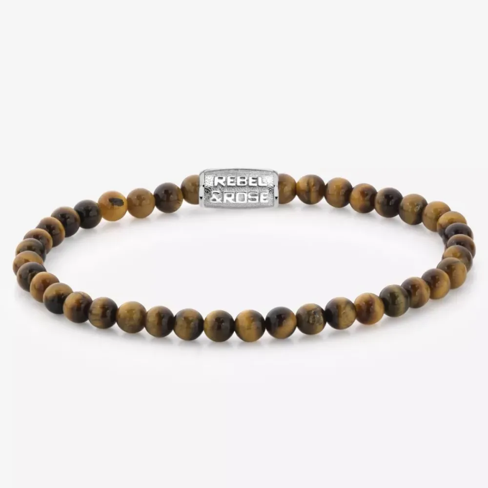 Armband | Armband^Rebel & Rose Stones Only - Tiger Lily - 4mm |