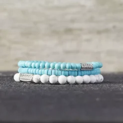 Armband | Armband^Rebel & Rose Stones Only - Turquoise Delight - 4mm |