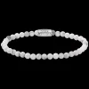 Armband | Armband^Rebel & Rose Stones Only - Virgin White - 4mm |