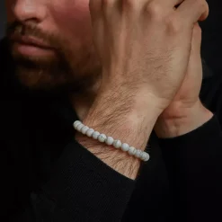 Armband | Armband^Rebel & Rose Stones Only - Virgin White - 8mm |