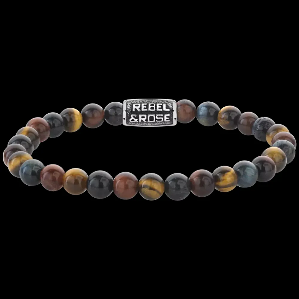 Armband^Rebel & Rose Stones Only - Who's afraid of the Tiger Vintage - 6mm |
