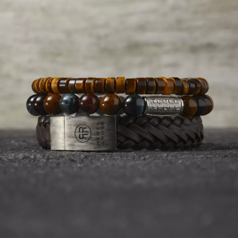 Armband | Armband^Rebel & Rose Stones Only - Who's afraid of the Tiger - 8mm |