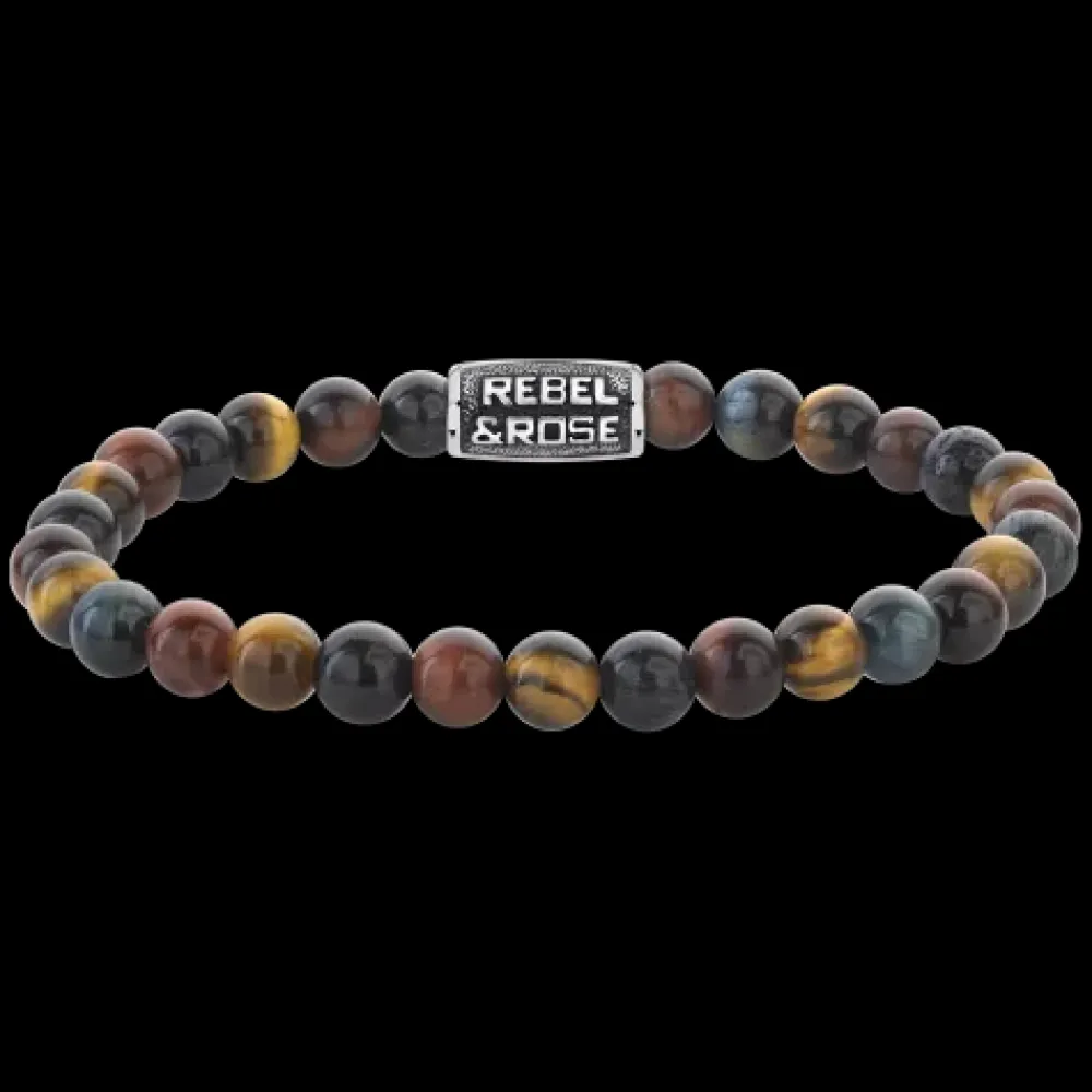 Armband | Armband^Rebel & Rose Stones Only - Woodstock - 8mm |