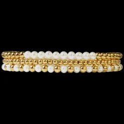 Armband^Rebel & Rose Stones Only - Yellowgold Rocks - 3mm |