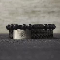 Armband | Armband^Rebel & Rose Variations - Variations Black - 8mm |